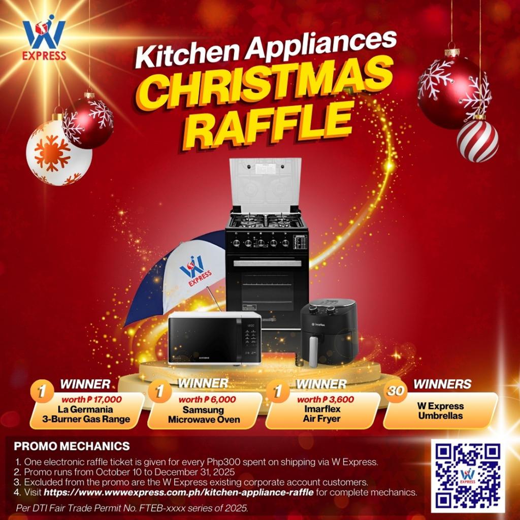 Kitchen Appliances Christmas Raffle! - The pioneer in express delivery ...