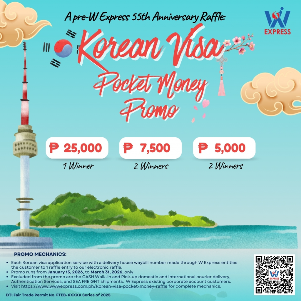 KOREAN VISA POCKET MONEY PROMO!