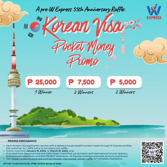 KOREAN VISA POCKET MONEY PROMO!