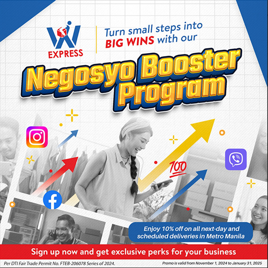 NEGOSYO BOOSTER PROGRAM