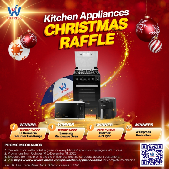 W EXPRESS Kitchen Appliances Christmas Raffle!
